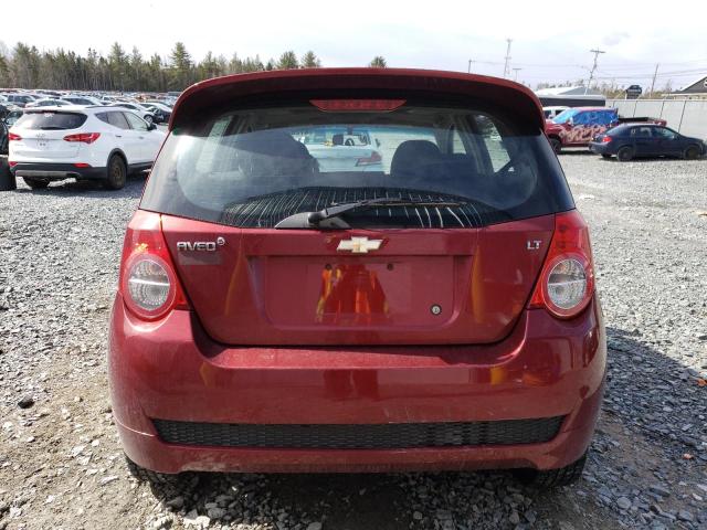 3G1TC6DG6BL138929 - 2011 CHEVROLET AVEO LT RED photo 6