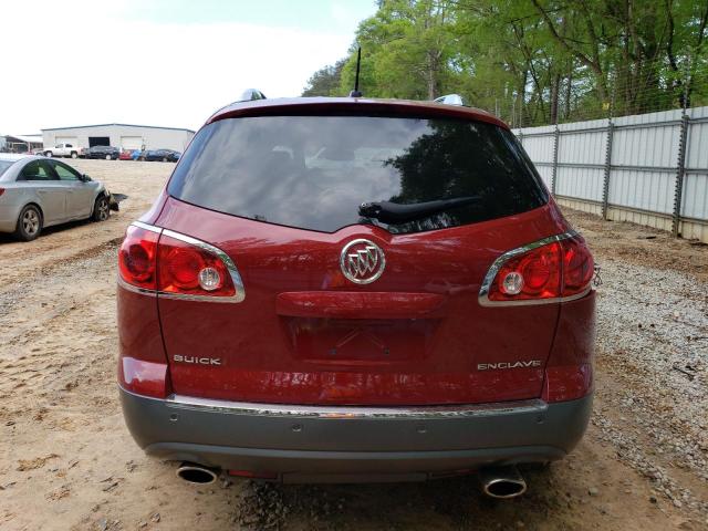 5GAKRCEDXCJ353132 - 2012 BUICK ENCLAVE RED photo 6