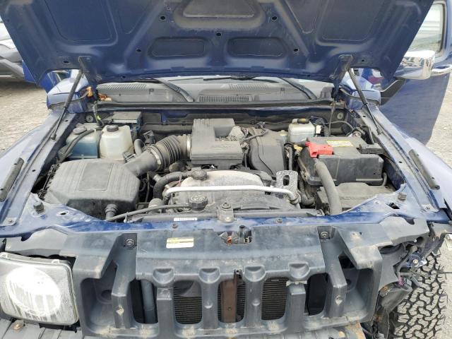 5GTEN13E598108187 - 2009 HUMMER H3 BLUE photo 12