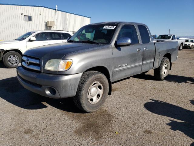 5TBRN34104S446321 - 2004 TOYOTA TUNDRA ACCESS CAB SR5 CHARCOAL photo 1