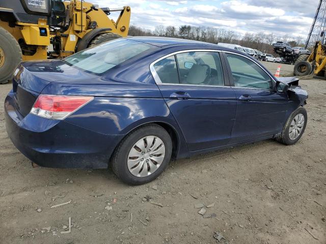 1HGCP26349A077730 - 2009 HONDA ACCORD LX BLUE photo 3