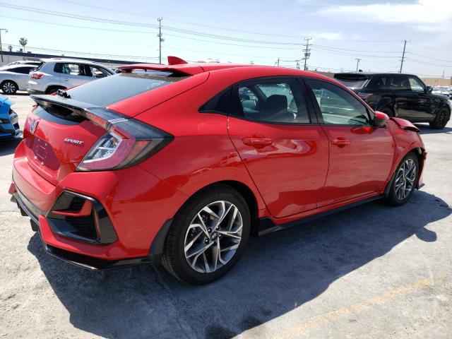 SHHFK7H46LU406924 - 2020 HONDA CIVIC SPORT 红色 照片 3