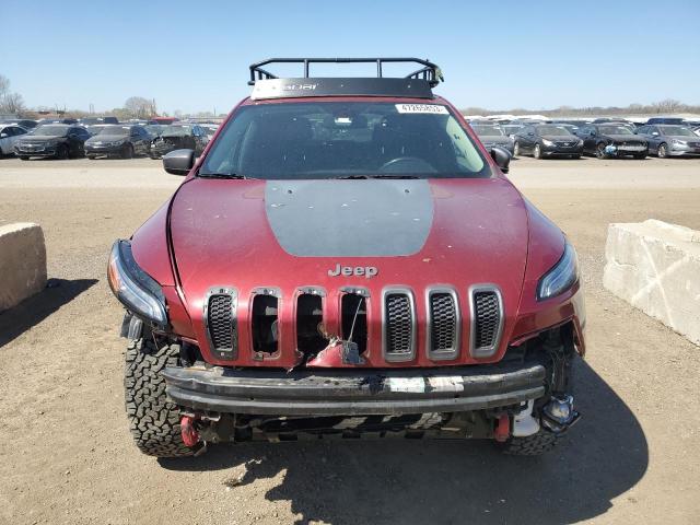 1C4PJMBS9FW786257 - 2015 JEEP CHEROKEE TRAILHAWK 勃艮第红 照片 5