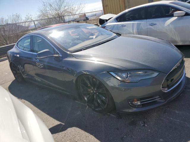 5YJSA1CN2CFP01342 - 2012 TESLA MODEL S 灰色 照片 4