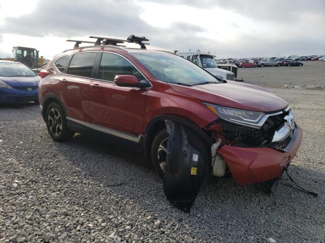 2HKRW2H90JH679244 - 2018 HONDA CR-V TOURING RED photo 4