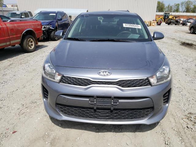 3KPA24AB0KE197798 - 2019 KIA RIO S GRAY photo 5