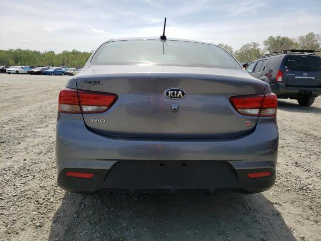 3KPA24AB0KE197798 - 2019 KIA RIO S GRAY photo 6