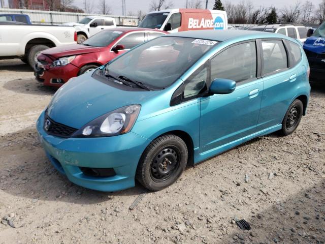 JHMGE8H54CC005556 - 2012 HONDA FIT SPORT TURQUOISE photo 1