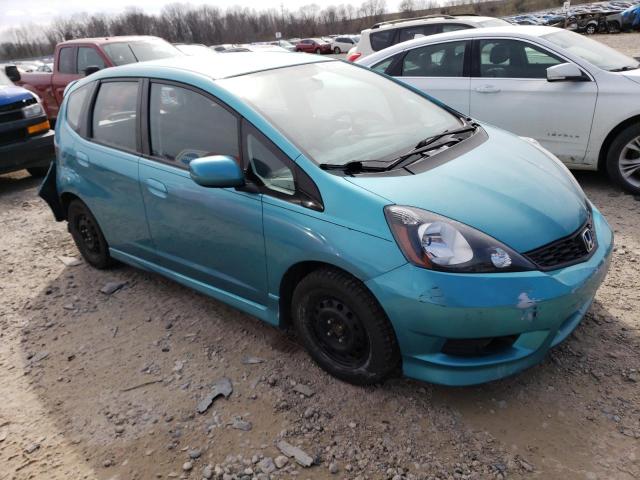 JHMGE8H54CC005556 - 2012 HONDA FIT SPORT TURQUOISE photo 4