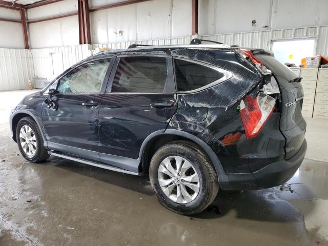 5J6RM4H73EL071696 - 2014 HONDA CR-V EXL BLACK photo 2