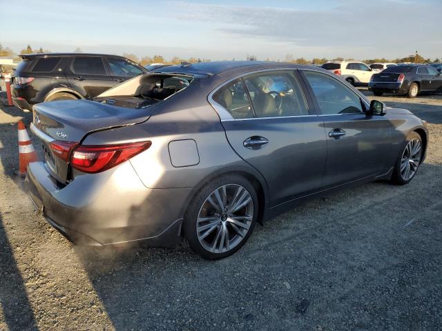 JN1AV7AP6JM160102 - 2018 INFINITI Q50 HYBRID LUXE GRAY photo 3