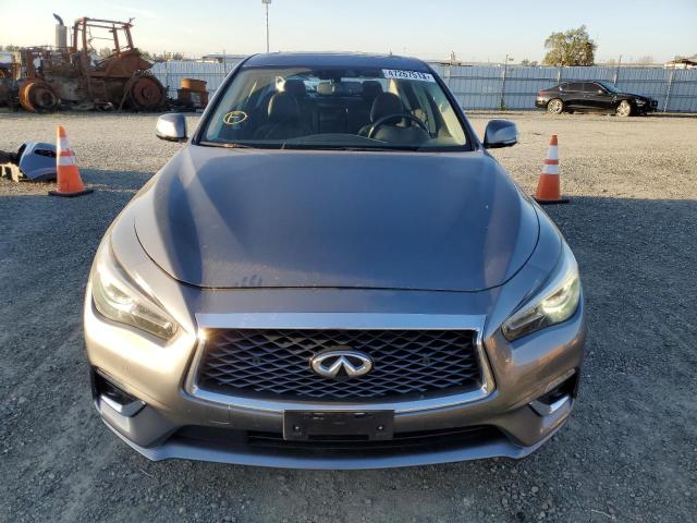 JN1AV7AP6JM160102 - 2018 INFINITI Q50 HYBRID LUXE GRAY photo 5