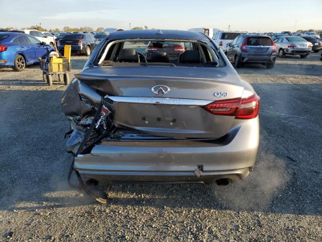 JN1AV7AP6JM160102 - 2018 INFINITI Q50 HYBRID LUXE GRAY photo 6