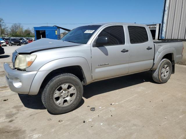 5TEJU62NX7Z355725 - 2007 TOYOTA TACOMA DOUBLE CAB PRERUNNER SILVER photo 1