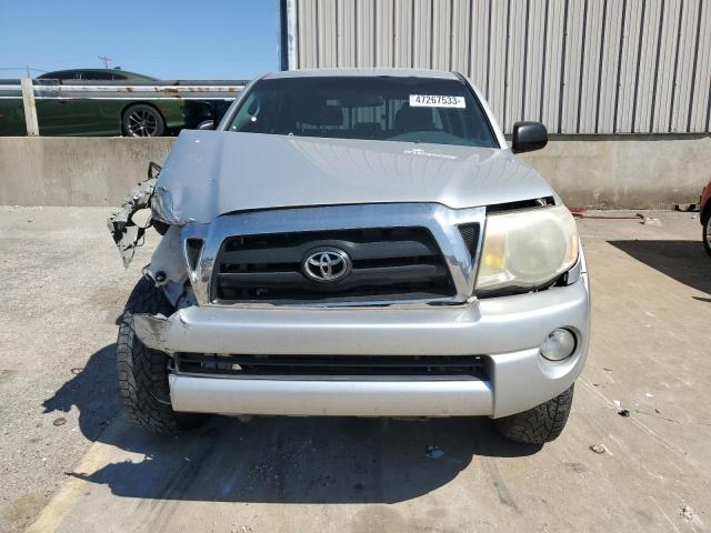 5TEJU62NX7Z355725 - 2007 TOYOTA TACOMA DOUBLE CAB PRERUNNER SILVER photo 5