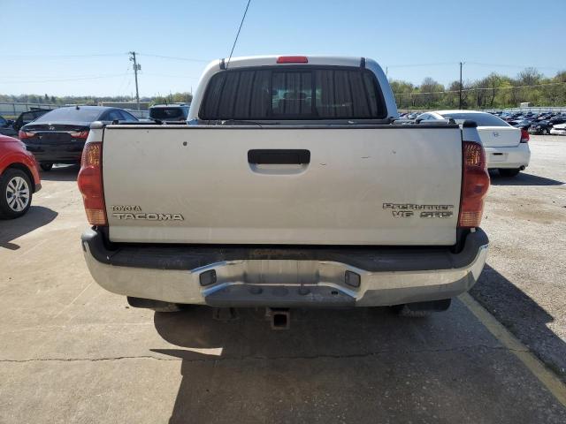 5TEJU62NX7Z355725 - 2007 TOYOTA TACOMA DOUBLE CAB PRERUNNER SILVER photo 6