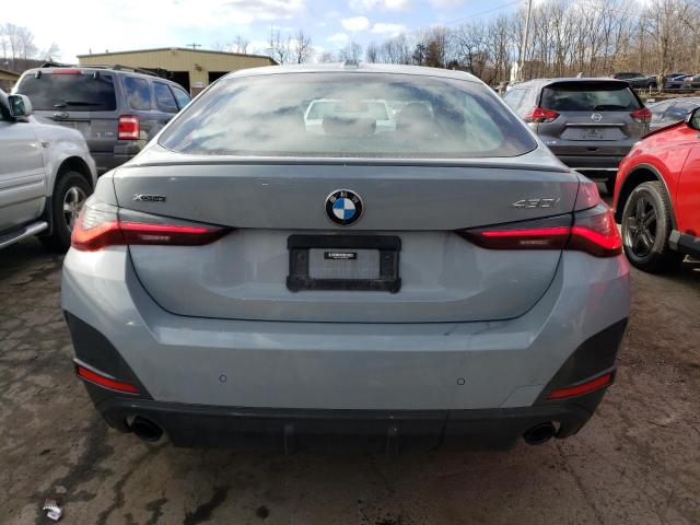 WBA73AV02PFN21584 - 2023 BMW 430XI GRAN COUPE GRAY photo 6