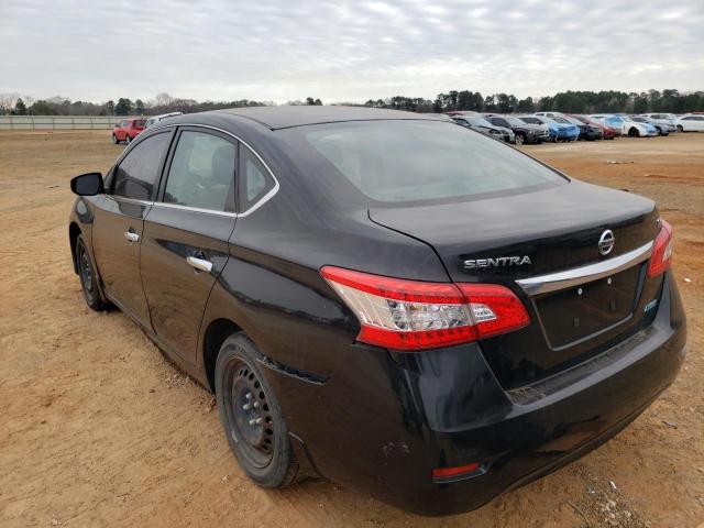 3N1AB7AP0DL722471 - 2013 NISSAN SENTRA S BLACK photo 3