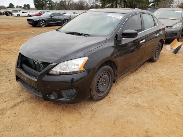 3N1AB7AP0DL722471 - 2013 NISSAN SENTRA S BLACK photo 9