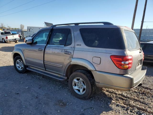 5TDZT34A81S006842 - 2001 TOYOTA SEQUOIA SR5 SILVER photo 2