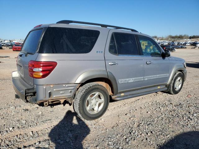 5TDZT34A81S006842 - 2001 TOYOTA SEQUOIA SR5 SILVER photo 3