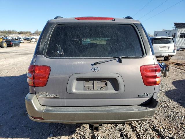 5TDZT34A81S006842 - 2001 TOYOTA SEQUOIA SR5 SILVER photo 6