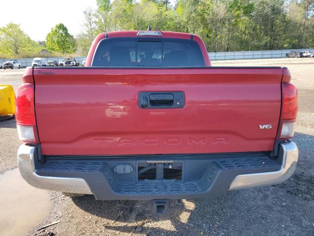 3TMAZ5CN0LM135169 - 2020 TOYOTA TACOMA DOUBLE CAB RED photo 6