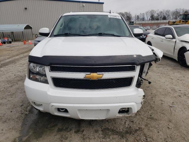 1GNSCJE00DR122767 - 2013 CHEVROLET SUBURBAN C1500 LT WHITE photo 5