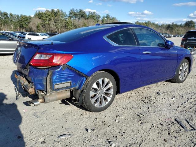 1HGCT1B87DA017831 - 2013 HONDA ACCORD EXL BLUE photo 3