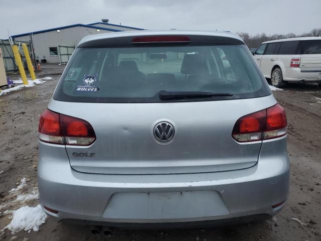 WVWDB7AJ3AW333187 - 2010 VOLKSWAGEN GOLF SILVER photo 6