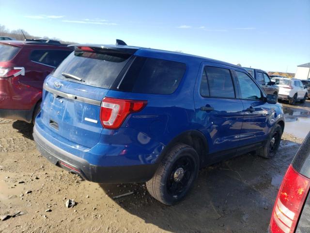 1FM5K8AT1GGD06306 - 2016 FORD EXPLORER POLICE INTERCEPTOR 蓝色 照片 3