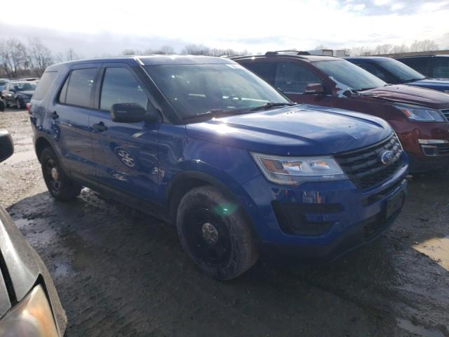 1FM5K8AT1GGD06306 - 2016 FORD EXPLORER POLICE INTERCEPTOR 蓝色 照片 4