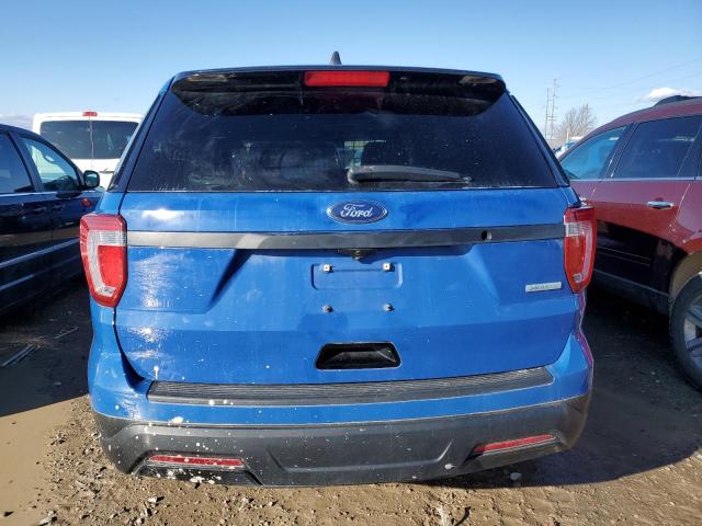1FM5K8ATXJGB93348 - 2018 FORD EXPLORER POLICE INTERCEPTOR 蓝色 照片 6