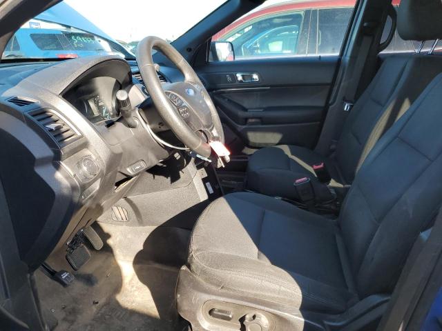 1FM5K8ATXJGB93348 - 2018 FORD EXPLORER POLICE INTERCEPTOR 蓝色 照片 7