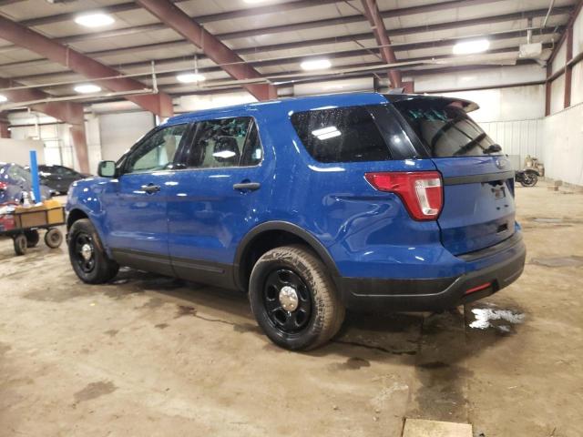 1FM5K8AT6JGC19430 - 2018 FORD EXPLORER POLICE INTERCEPTOR Mavi foto 2