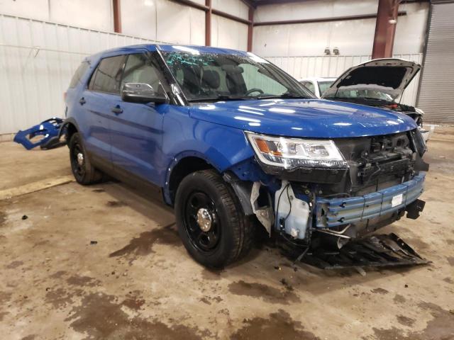 1FM5K8AT6JGC19430 - 2018 FORD EXPLORER POLICE INTERCEPTOR Mavi foto 4