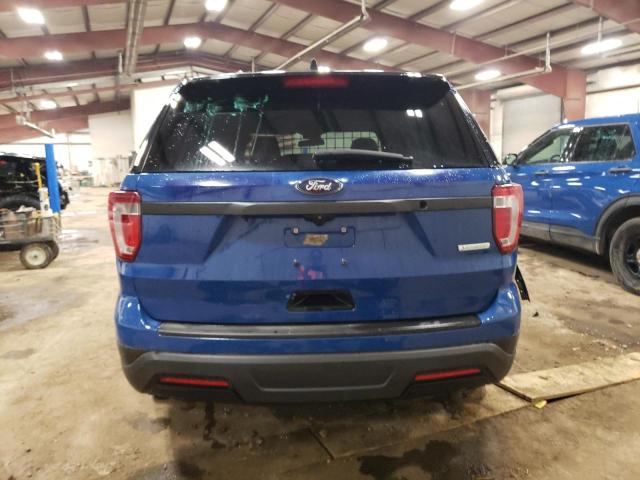1FM5K8AT6JGC19430 - 2018 FORD EXPLORER POLICE INTERCEPTOR Mavi foto 6