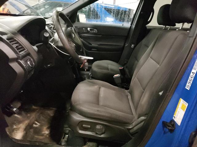 1FM5K8AT6JGC19430 - 2018 FORD EXPLORER POLICE INTERCEPTOR Mavi foto 7