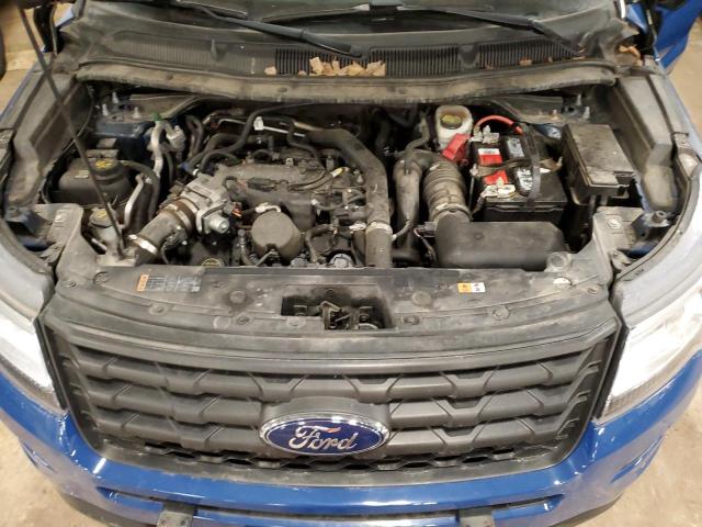 1FM5K8AT2KGB15714 - 2019 FORD EXPLORER POLICE INTERCEPTOR 蓝色 照片 12