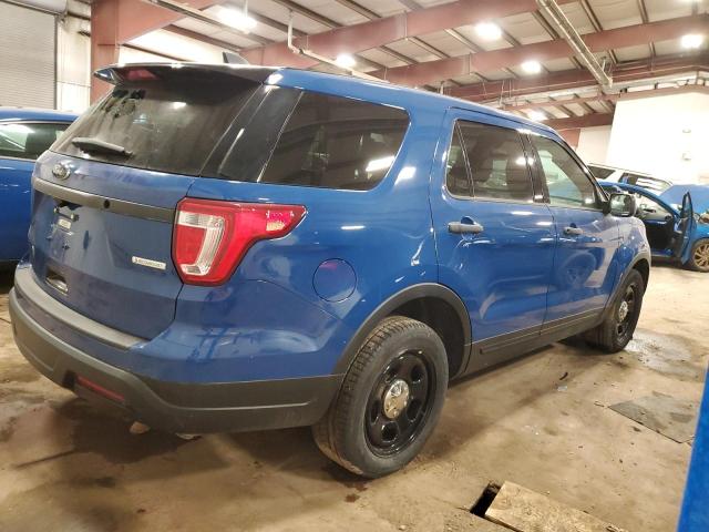 1FM5K8AT2KGB15728 - 2019 FORD EXPLORER POLICE INTERCEPTOR 蓝色 照片 3