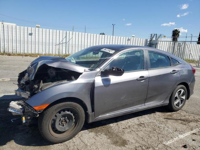 2HGFC2F61KH566631 - 2019 HONDA CIVIC LX GRAY photo 1