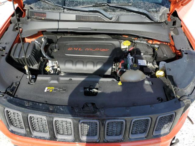 3C4NJDDB0JT169011 - 2018 JEEP COMPASS TRAILHAWK ORANGE photo 12