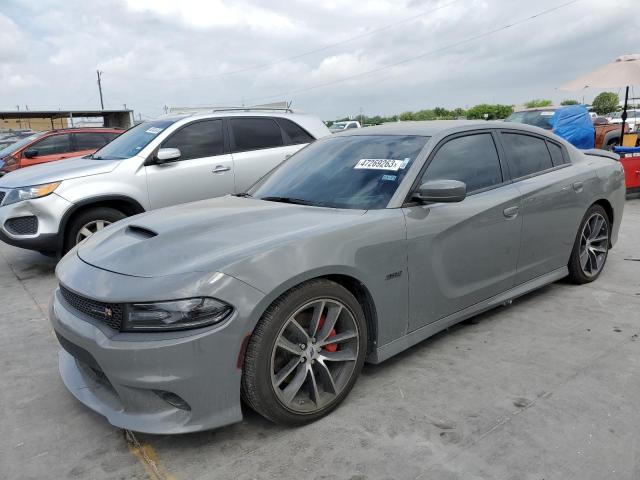 2C3CDXGJ3JH254246 - 2018 DODGE CHARGER R/T 392 GRAY photo 1