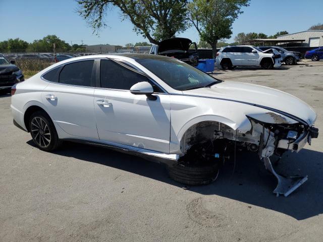 KMHL34J28NA205252 - 2022 HYUNDAI SONATA LIMITED WHITE photo 4