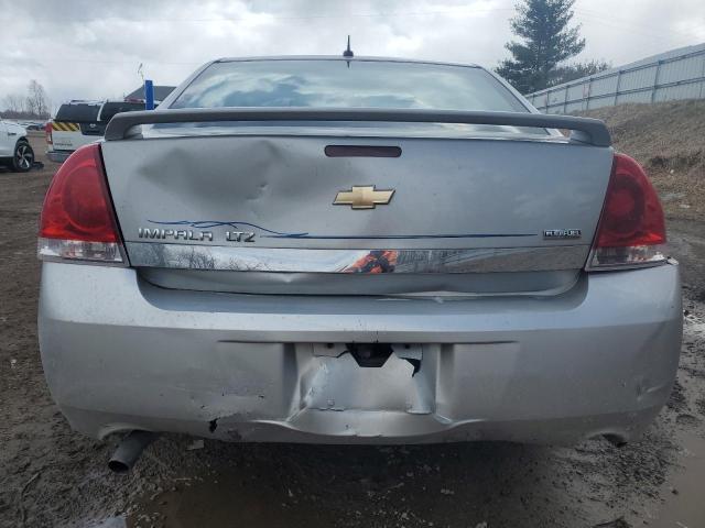 2G1WU583489221072 - 2008 CHEVROLET IMPALA LTZ SILVER photo 6