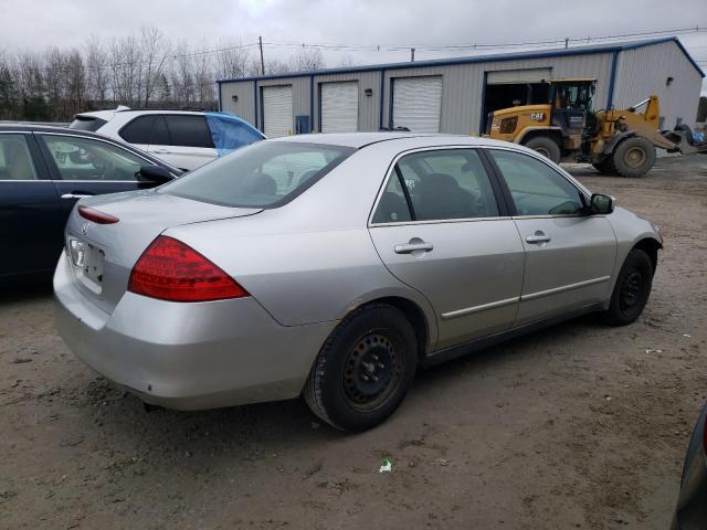 1HGCM56407A021526 - 2007 HONDA ACCORD LX SILVER photo 3