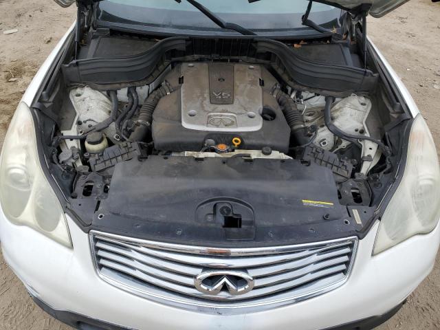 JNKAJ09E18M305123 - 2008 INFINITI EX35 BASE WHITE photo 11