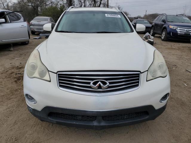 JNKAJ09E18M305123 - 2008 INFINITI EX35 BASE WHITE photo 5