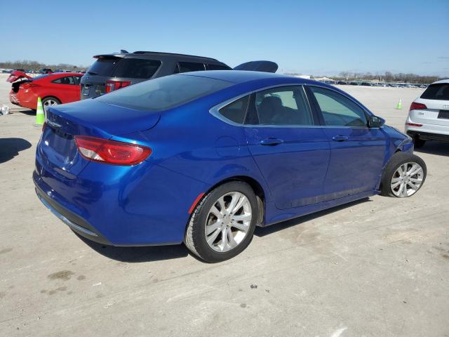 1C3CCCAB9GN104414 - 2016 CHRYSLER 200 LIMITED BLUE photo 3