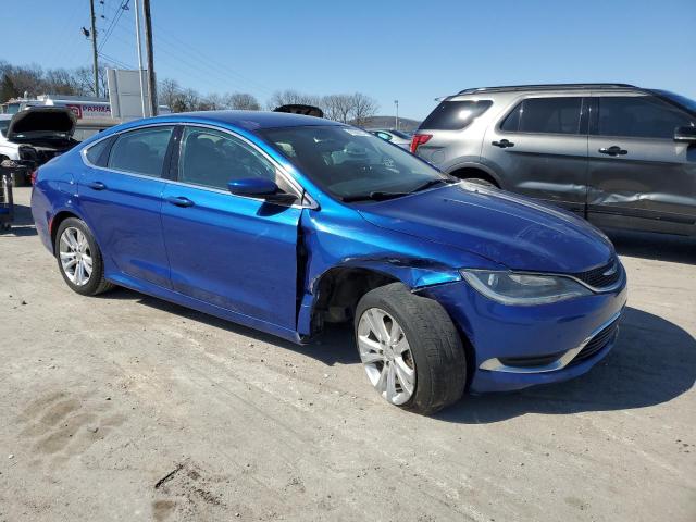 1C3CCCAB9GN104414 - 2016 CHRYSLER 200 LIMITED BLUE photo 4